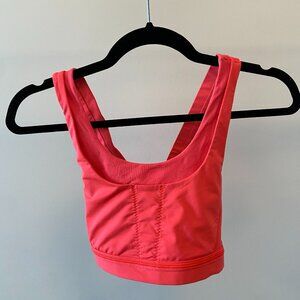 Lululemon Neon Pink Stash it Bra - Size 4